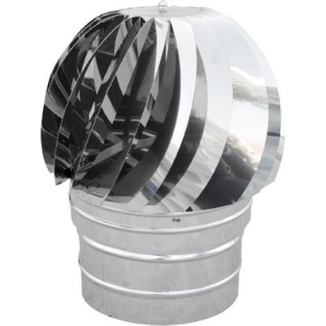 TIRAFUMI BASE TONDA ACCIAIO INOX Diam. 80
