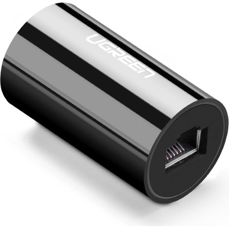Connettore muffle per cavi di rete RJ45 Cat. 5e/6 a 100m nero (1/3)