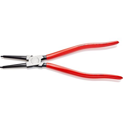 KNIPEX 44 11 J4 Pinza per anelli di sicurezza per anelli di sicurezza interni a fori rivestiti in resina sintetica atramentata nera 320 mm