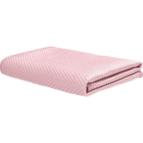 Paño de limpieza - microfibra sin pelusa - apto para cristales y ventanas - también se puede usar para limpiar coches - 40 x 40 cm - rosa (1/5)