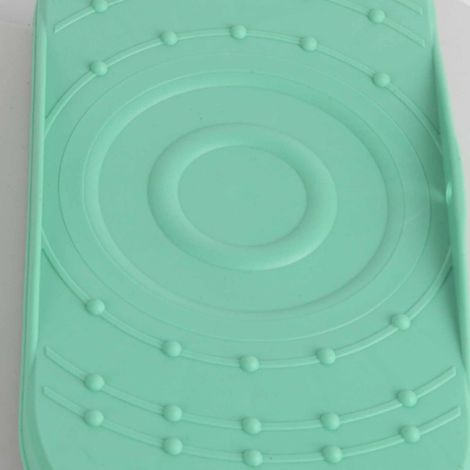Disque de massage tournant pour la taille, équipement fitness silencieux pour affiner la silhouette, couleur verte. (1/2)