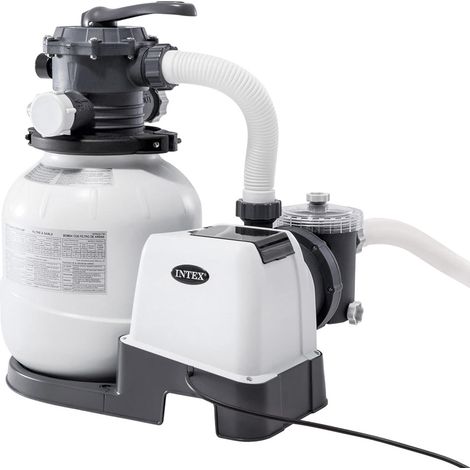 Pompa Intex 26646 filtro a sabbia 7900 l/h a 6 vie per piscina fuori terra