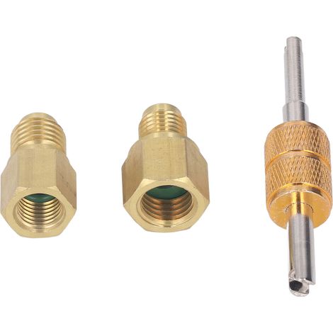 Adaptateur de réservoir de réfrigérant en cuivre 1/2 ACME vers 1/4 SAE 1/4 SAE vers 1/2 ACME Raccords adaptateurs de réservoir de réfrigérant