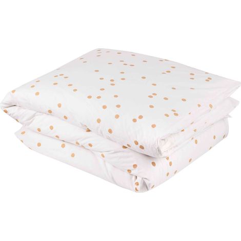 VIVARAISE - Housse de couette Odette en coton bio - Milk/Bronze, 240 x 220 cm (1/3)
