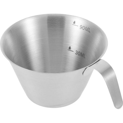 Tasse à expresso domestique en acier inoxydable, lot de 3 (1/5)