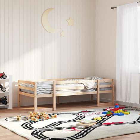 Kinderbett 75x190 cm Massivholz Kiefer