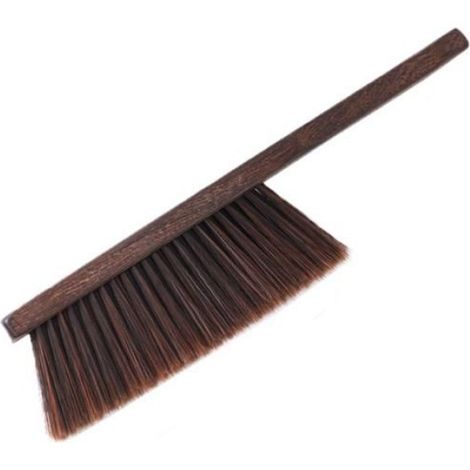 Brosses de Nettoyage à Main - Brosse à éPousseter à Poils Doux pour Nettoyer la Voiture/Lit/Canapé, Manche en Bois (1/4)