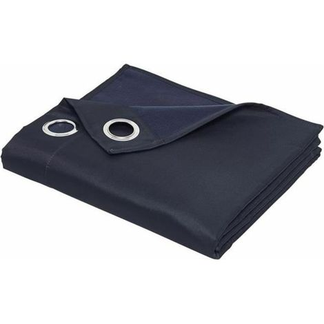TODAY Rideau Isolant Thermique Essential Uni - 140 x 240 cm - Navy (1/2)