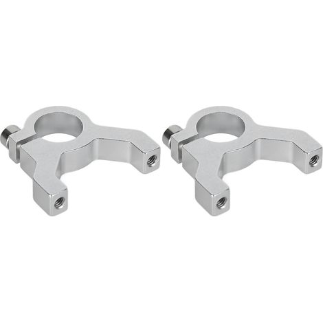 2 Stück Klemmhalterung, einseitig, Doppelpfosten, Aluminiumrohr-Klemmnabe für DIY-Roboter 3400-0032-0015 (1/5)