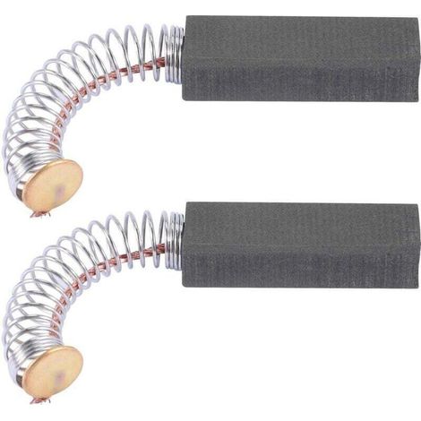 Paire de Balais Charbons pour Moteur Électrique 6x8mm 24mm Longueur (1/4)