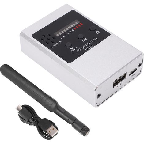 Détecteur de caméras cachées G368+, détecteur d'appareils cachés, détecteur de logiciels espions, détecteur d'erreurs, détecteur GPS, scanner de signaux RF pour traceurs GPS, détecteur d'appareils, no (1/5)