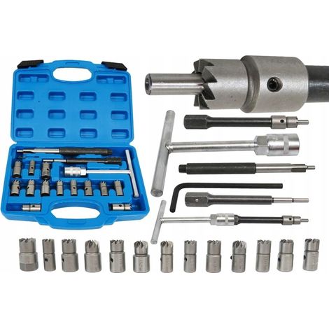 Fraises pour socles d'injecteurs d'injections kit 17 éléments (1/5)