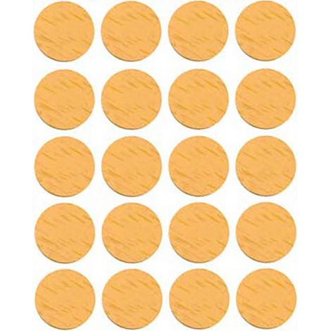 Blister da 20 tappi adesivi a vite. Faggio naturale 13mm 90912 (1/2)