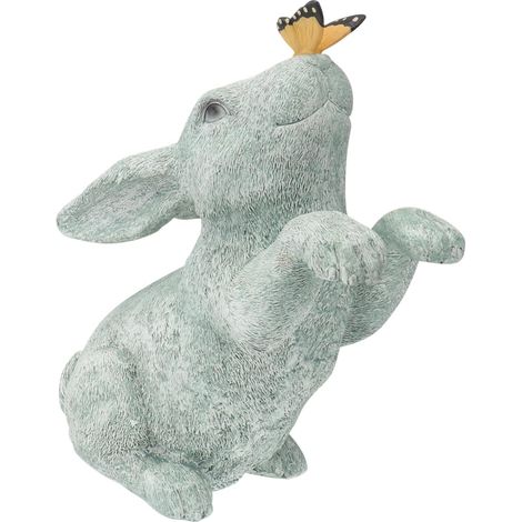 1 Pc Ornement de Lapin simulé Cochon décor extérieur effarouchement des Oiseaux Miniatures Abeille Pivert Salon Decoration Interieur décoration de Jardin Ornement de Bureau résine (1/5)