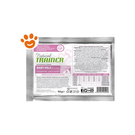 Trainer Dog & Cat Baby Starter Baby Milk Carni Bianche - Trainer Dog & Cat Baby Starter Baby Milk Carni Bianche - Confezione da 100 gr