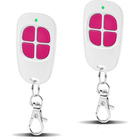 Lot de 2 AAM0049 Télécommande Portail et Garage – Compatible 433,92 MHz – 4 Canaux – Code Secret Tournant (1/5)
