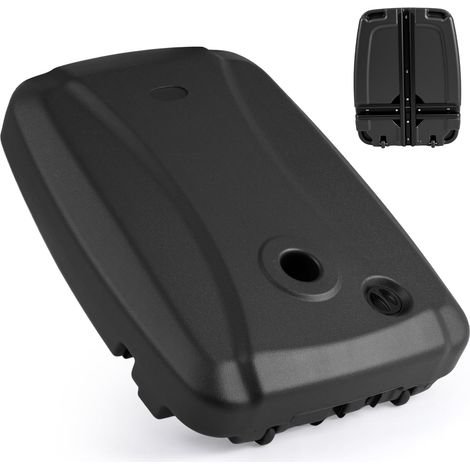 COSTWAY Base Supporto Ombrellone Con Ruote Maniglia Esterno Hdpe Peso Pesante Quadrato In Plastica Patio Riempibile Con Acqua O Sabbia 102 Kg 150 Kg (1/5)
