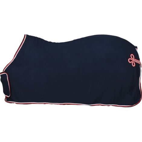 Horse Guard Showdecke für Pferde mit Frontlatz - navy - 135 cm (1/2)