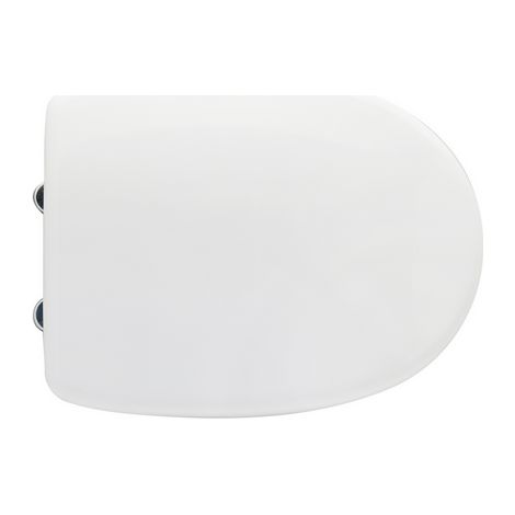 Sedile wc galassia vaso krio 2 forma 4 bianco - cerniere a passanti (1/5)
