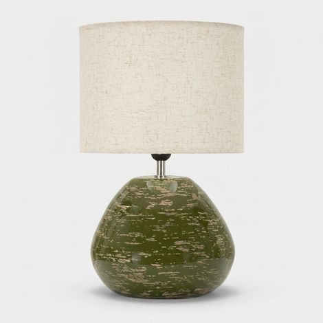 Lampada da tavolo contemporanea in ceramica Halo - Verde (1/5)