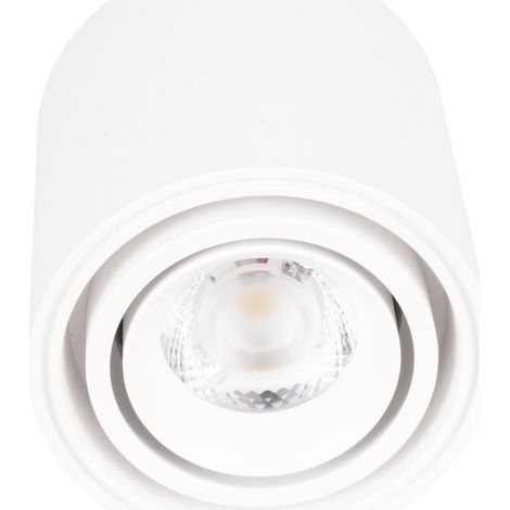 Spot plafond rond blanc LED 7,5W 3000K Maxlight FIX (1/4)