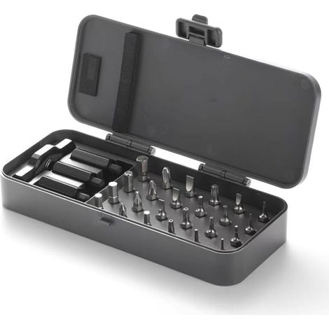 Profession Lot de 24 tournevis à cliquet ergonomiques avec poignée en T pour meubles étroits Entretien de vélo Tournevis multifonction (1/4)