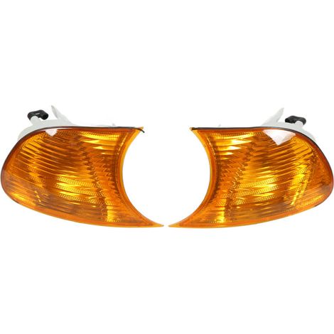 Clignotants Avant E46 Coupé 1998-2001 Verre Clair Remplacement Paire Gauche Droite (1/4)