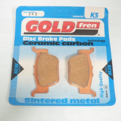 Bremsbelag Gold Fren für Quad Honda 450 TRX 2004 bis 2009 hinten (1/3)