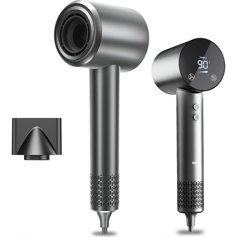 1500W Ionic Hair Dryer, Brushless Motor, HD Touchscreen, Travel and Home Use (1/5)