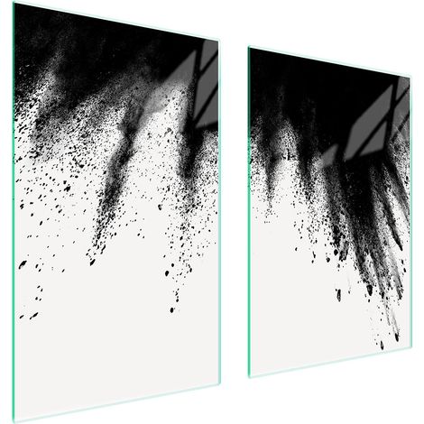 Plaque de protection en verre pour cuisine 65x52 anti-explosion (1/5)