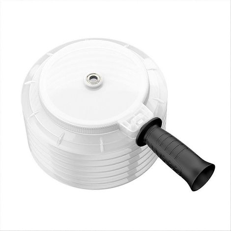 Staubschutz für Wandbohr- und Gipskartonplattenschneidearbeiten, 155 mm, Staubschutz für Bohrmaschinen, Baustellenzubehör. (1/5)