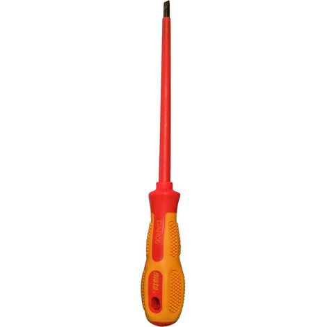 Destornillador Plano CromoVanadio Punta4mm 125mm Protegido1000V Mota (1/2)