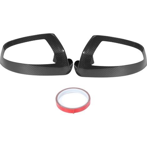 2 pièces Autocollant de Couvre-Miroir Latéral en Fibre de Carbone Sec, Compatible Mercedes Benz W204 C300 C63 2007-2011 (Volant Gauche/Droite) (1/5)