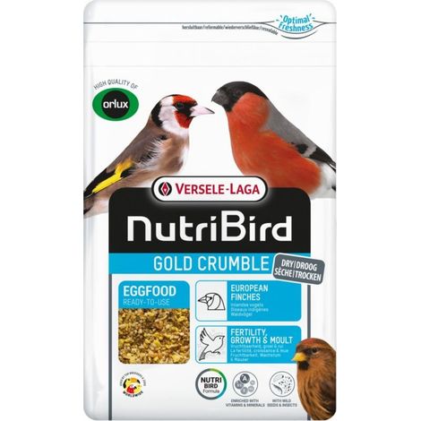Versele Laga NutriBird Gold Crumble Pinsons d'Europe 800 g - Croquettes aux œufs pour pinsons d'Europe (1/2)