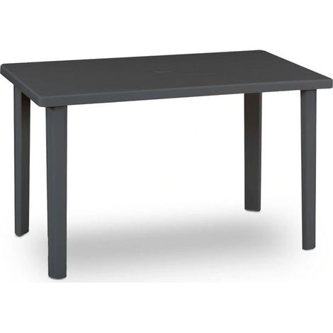 Bica Tavolo Marshall Esterno Grafite Lucido 120x70x72 cm Resistente
