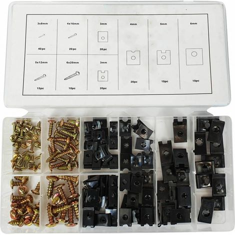 Karosserie Reparaturset Silver s10534 170 Teile organisiert (1/2)