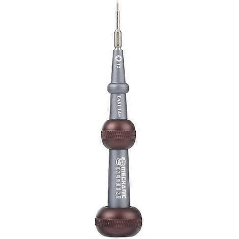 Tournevis magnétique de précision puissant Mechanic East Tag Torx T2 Coffee
