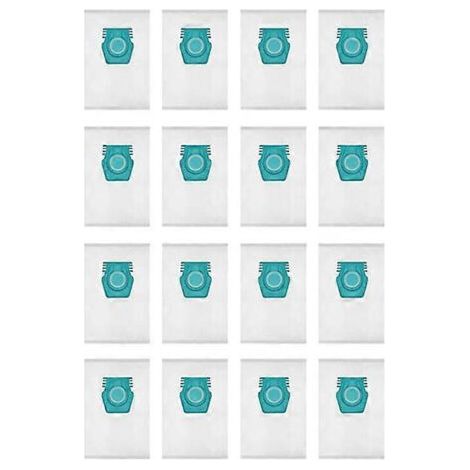 Sacs à poussière pour aspirateurs Miele séries TU Guard L1 / Guard S1 / CO Guard M1 - Pièces de rechange : 16 sacs à poussière