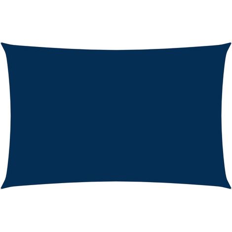 Voile de parasol Tissu Oxford rectangulaire 4x7 m Bleu (1/5)