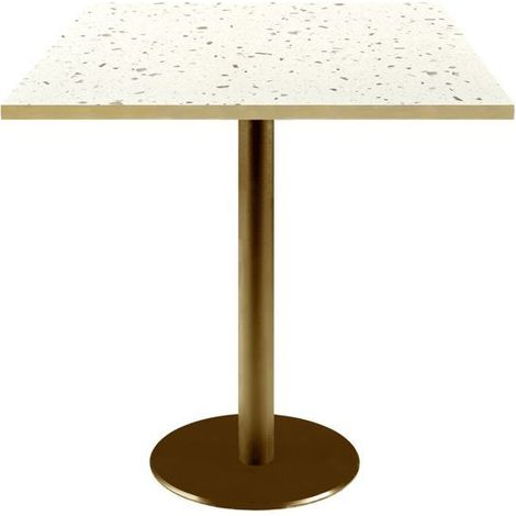 Table 70 x 70 cm Rome bistrot terrazzo