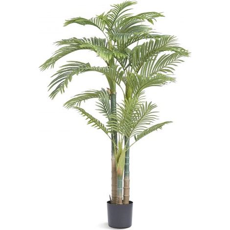 Albero Artificiale, 1,98 m Alta Pianta Finta Palma di Canna (1/5)