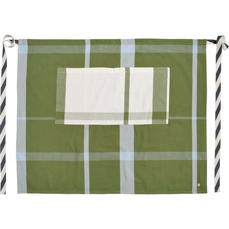 Tablier de Cuisine 100% Coton Biologique Anti-Taches et Facile à Nettoyer avec Poche - PANGIVO