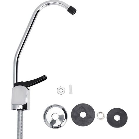 Robinet d'eau, robinet de cuisine Type de presse universel pour filtre à eau pour adoucisseur d'eau pour purificateur d'eau pour électrolyseur d'eau Mélangeur de lavabo (1/4)