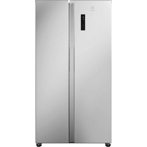Réfrigérateur américain - ELECTROLUX - EAT6ME53U0 - 532L - 2 portes - pose libre - classeE - 177x91x67cm - silver - NoFrost (1/5)