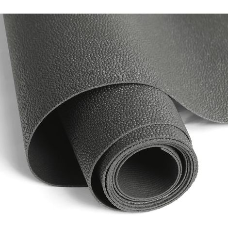 Tapis de tiroir, revêtement de tiroir non adhésif, antidérapant, imperméable, découpable, pour cuisine, étagères, salle de bain, armoires, tiroirs, boîte à outils, gris, 44,5 x 500 cm (1/5)