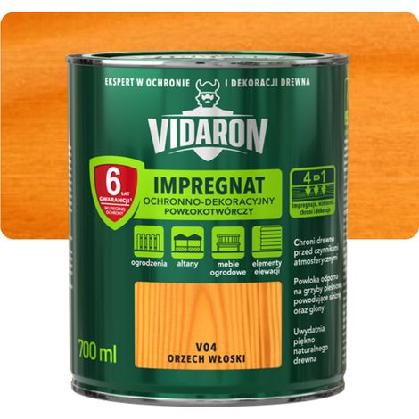 Vidaron filmbildendes Holzimprägniermittel für Walnuss V04 0,7 l N