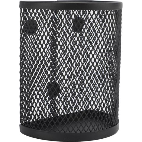 Magnetischer Stiftehalter aus Metallgewebe, Aufbewahrungsorganizer für Schreibtisch, Kühlschrank, Whiteboard, halbzylindrisch, 1 Stück (1/5)