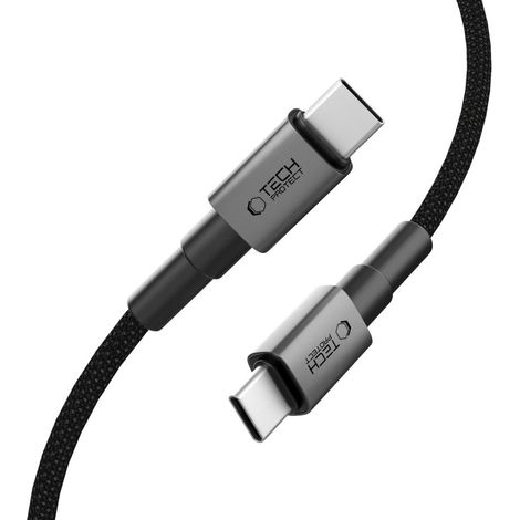 Cavo Tech-protect Ultraboost DNA Type-C PD60W/3A 50CM grigio ferro (1/5)
