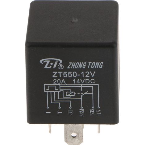 zt603-dc12v 20a 6pin 6p essuie-glace relais haute capacité de commutation (1/5)