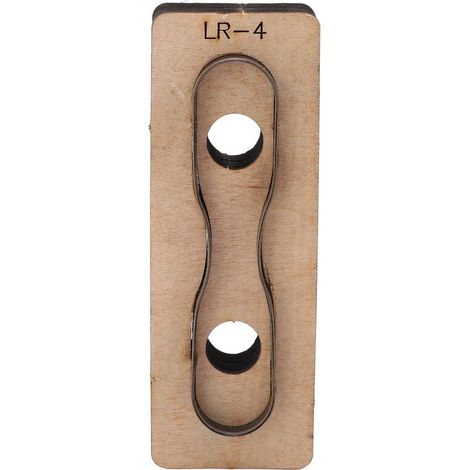 Matrice de découpe pour cuir et métal, poinçonnage et découpe, en acier allié, accessoires d'art et d'artisanat LR 4 (1/5)